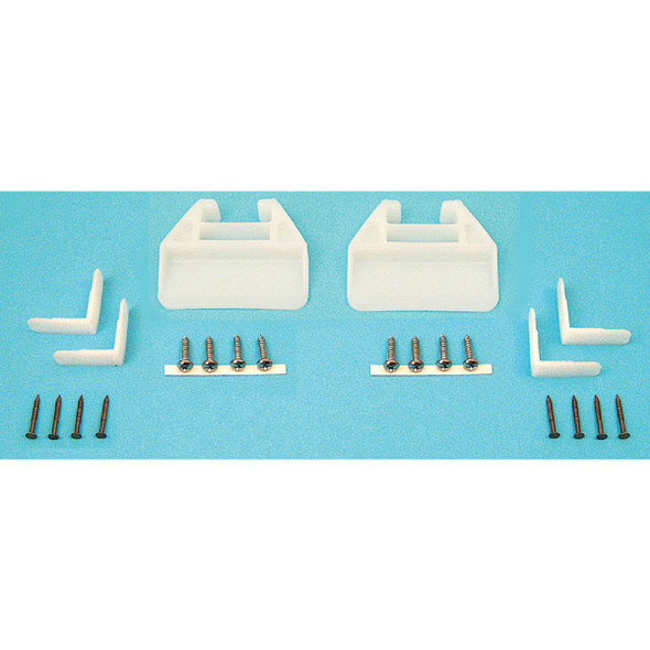 Prime-Line Nylon White Track Guide for 5-16 In. x 1-1-8 In. Track (2-Count) R 7221 218731