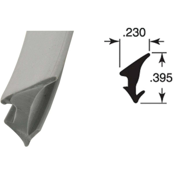 Prime-Line 200 Ft. Gray Glass Retainer Spline P7792