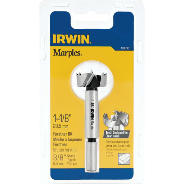 Irwin Marples 1-1/8 In. x 3-1/2 In. Reduced Forstner Drill Bit 1966931