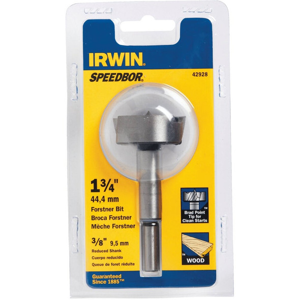 Irwin Marples 1-3-4 In. x 3-1-2 In. Reduced Forstner Drill Bit 1966936 321155