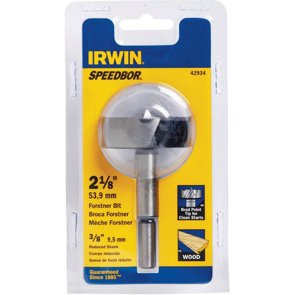 Irwin Marples 2-1-8 In. x 3-1-2 In. Reduced Forstner Drill Bit 1966939 321191