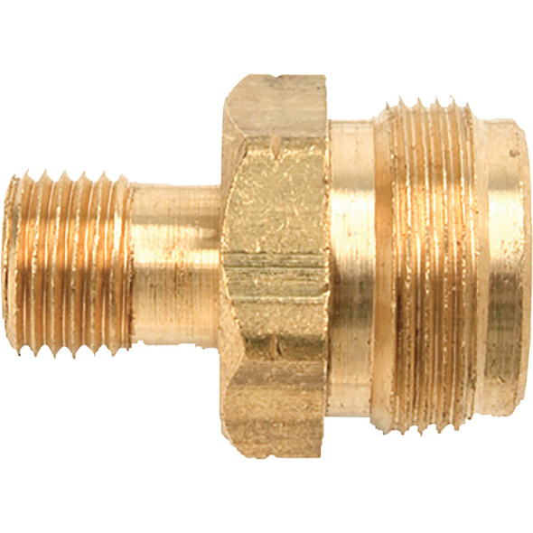 MR. HEATER 1 In.-20 TCT x 9/16 In. MPT Brass LP Cylinder Adapter F276130 MR. HEATER 1 In.-20 TCT x 9/16 In. MPT Brass LP Cylinder Adapter F276130