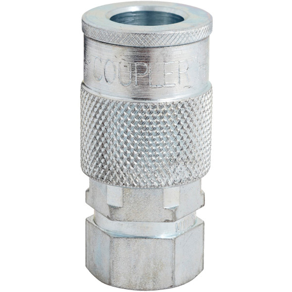 Milton 3/8 In. FPT H-Style Brass Coupler S-1835
