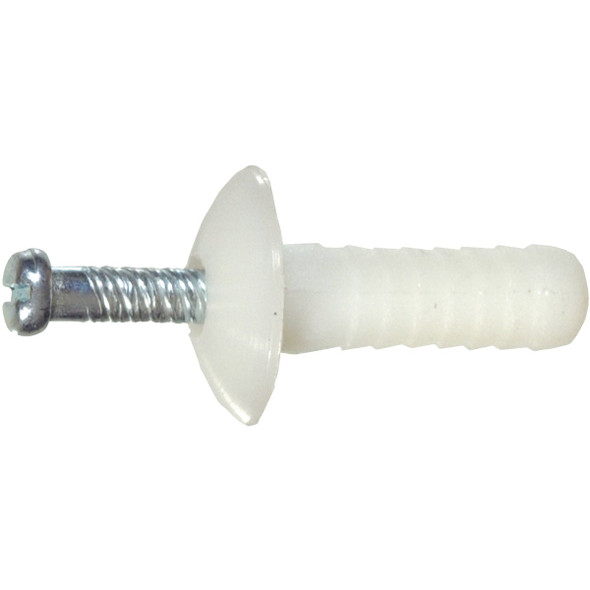 Hillman 1/4 In. x 1-1/2 In. Nylon Truss Hammer Drive Anchor (100 Ct.) 370558
