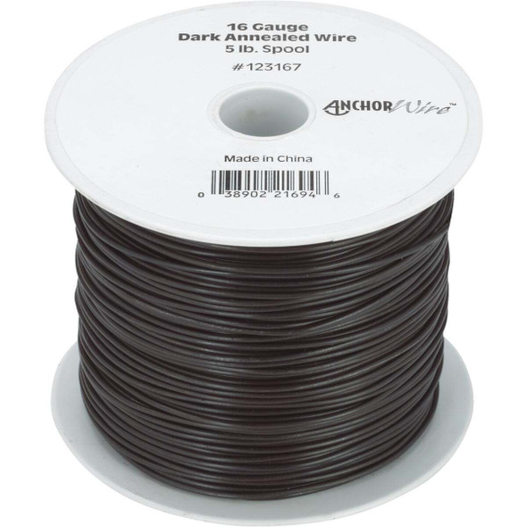 ANCHOR WIRE 5lb 16g Black Wire 123167