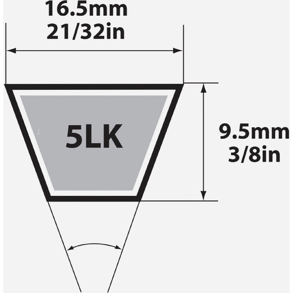 Mitsuboshi Super KB 5L Type, 5-8 In. x 69 In. 5LK690 311766