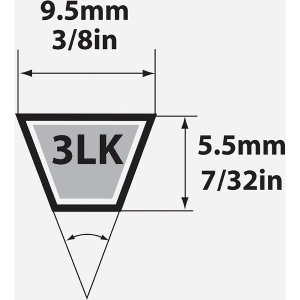 Mitsuboshi Super KB 3L Type, 3-8 In. x 30 In. 3LK300 350113