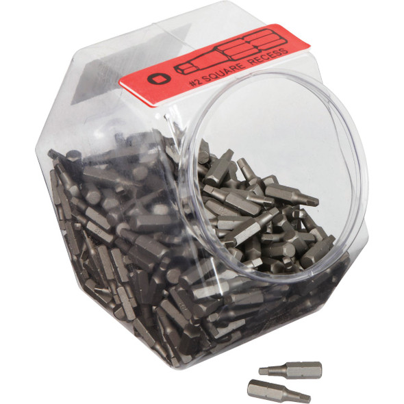 Best Way Tools Square Recess #2 x 1 In. Screwdriver Bit Display B84051 385964