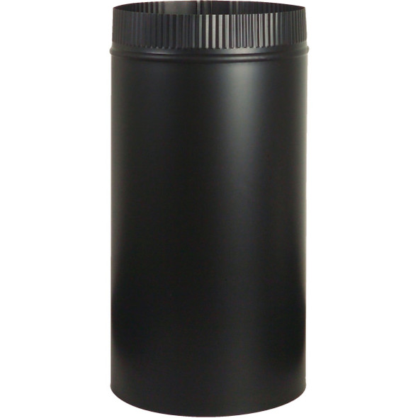 Imperial Snaplock 7 In. x 12 In. 1200 F Black Stove Pipe BM0103