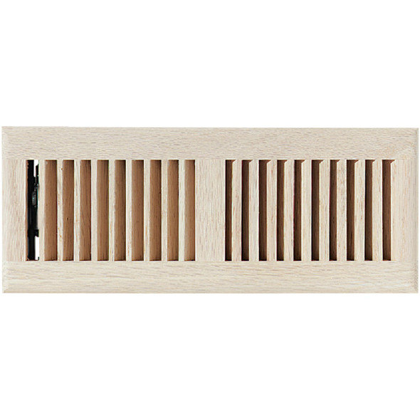 Home Impressions 4 In. x 12 In. Natural Oak Floor Register WF0412N0 432296