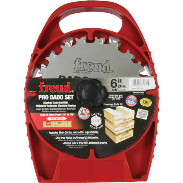 Freud 6 In. Pro Dado Circular Saw Blade Set SD206