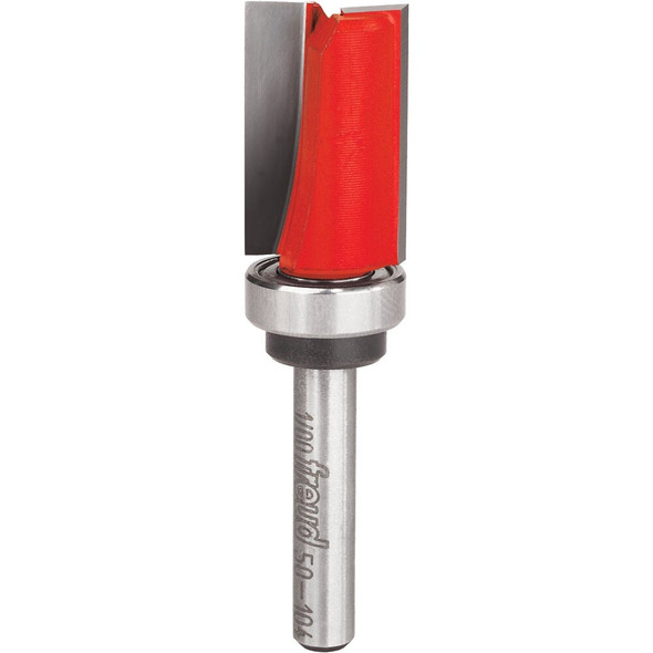 Freud 5-8 In. x 1 In. Top Bearing Flush Trim Router Bit with 1-4 In. Shank 50-104 329727