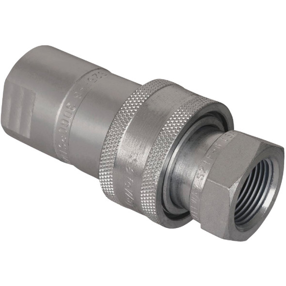 Apache 1/2 In. FNPT Steel Zinc-Plated Hydraulic Hose Coupler 39040920