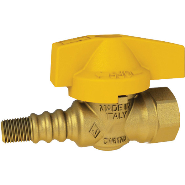 ProLine 1/2 In. Texas Pattern Forged Brass Gas Valve 115-503