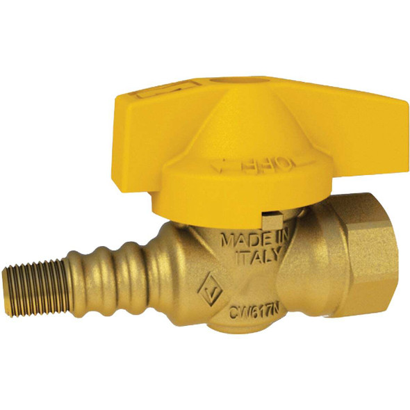ProLine 1/2 In. Texas Pattern Forged Brass Gas Valve 115-503