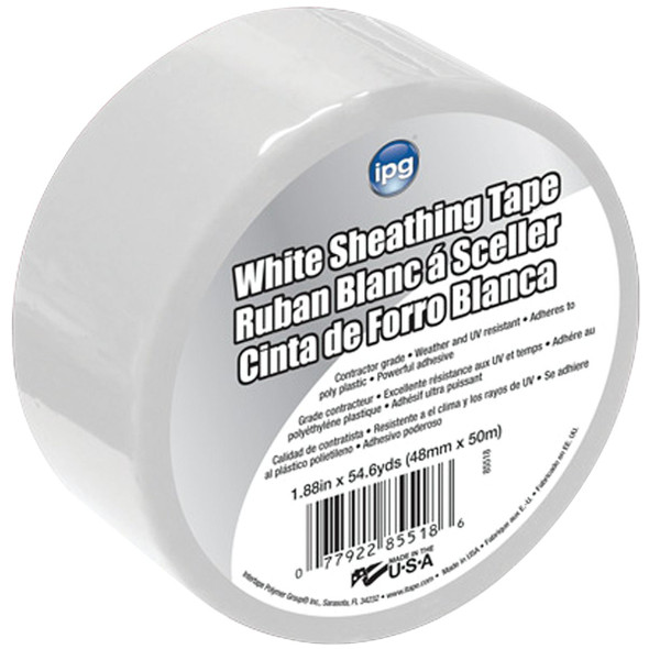 IPG 1.89 In. x 55 Yds. White Sheathing Tape 5518USW