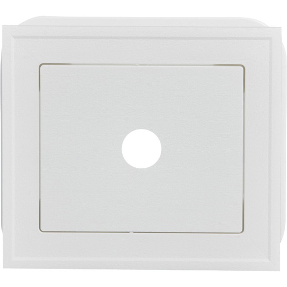 Ply Gem 7-1-4 In. x 8-1-8 In. White Vinyl Mounting Blocks UNIBLOCK AW 100811