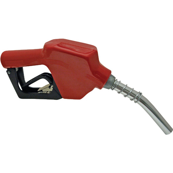 Apache 13/16 In. Spout Auto Shut-Off Unleaded Fuel Nozzle, Red 99000246