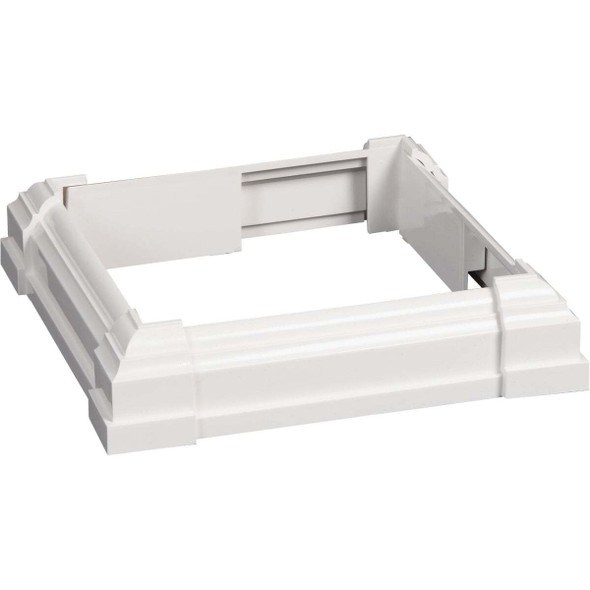 Beechdale 6 In. W. x 6 In. L. PVC White Post Trim Collar 95946600001
