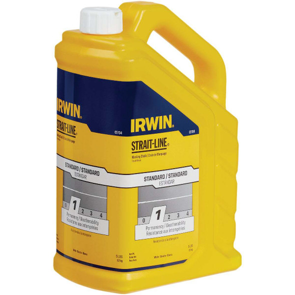 Irwin STRAIT-LINE 5 Lb. Standard White Marking Chalk 65104