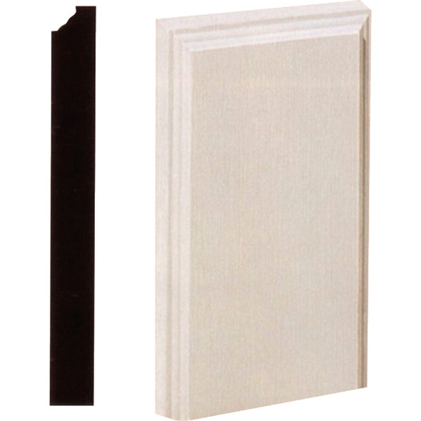 House of Fara 1-1/8x4-1/2x8 Plth Block P458MDF Pack of 10