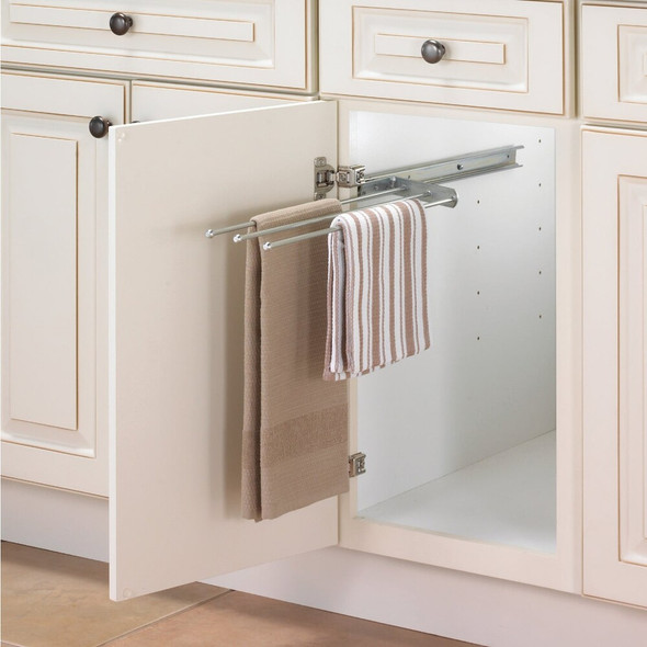 Knape & Vogt Real Solutions Heavy-Duty 18 In. Chrome Towel Bar RS-P-793-R-ANO 213557