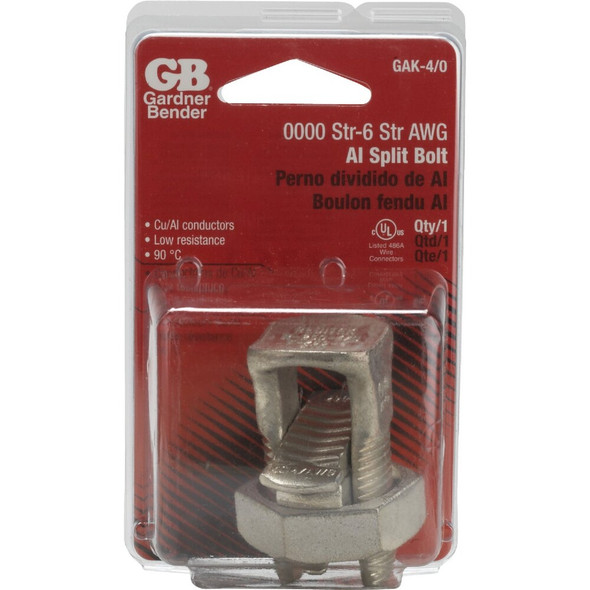Southwire 250 KCMIL STR to 1 STR Dual-Rated Split Bolt Connector 65253940 538752