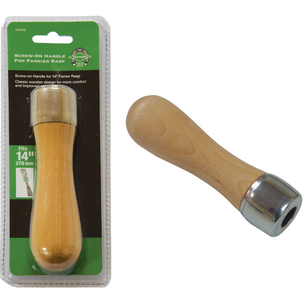 Diamond 5 In. Wood Hoof Rasp Handle for 14 In. Rasp LFT8
