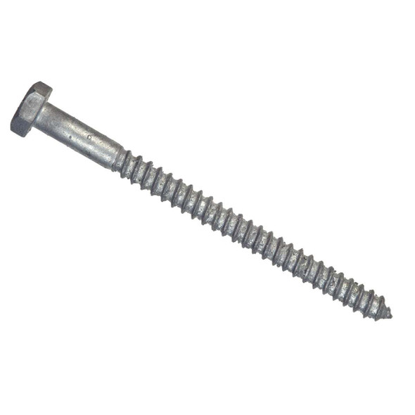Hillman 3/8 In. x 6 In. Galvanized Hex Lag Screw (50-Count) 812080