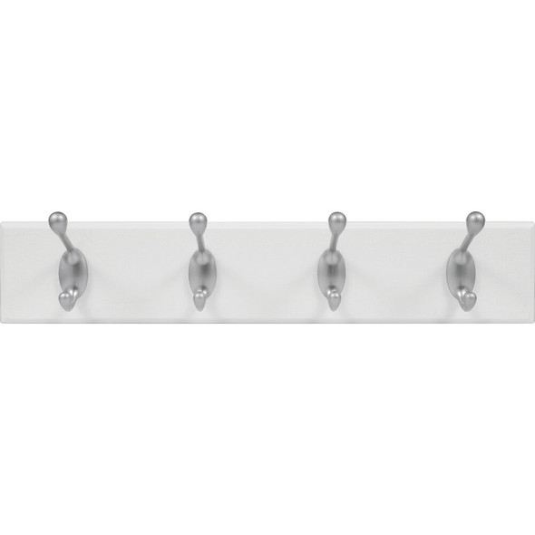 High and Mighty 18 In. 30 Lb Capacity White Hook Rail 515703 201316