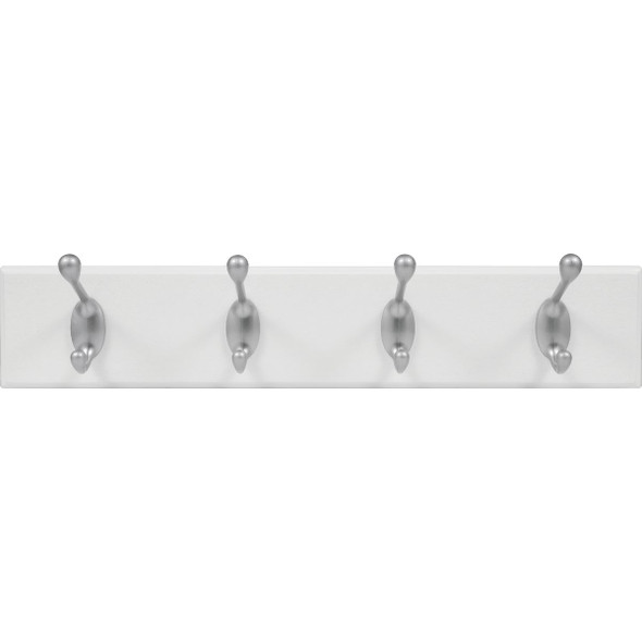 High and Mighty 18 In. 30 Lb Capacity White Hook Rail 515703 201316