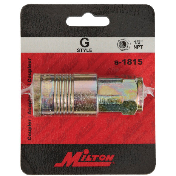 Milton 1-2 In. FNPT Steel Coupler S-1815 570355