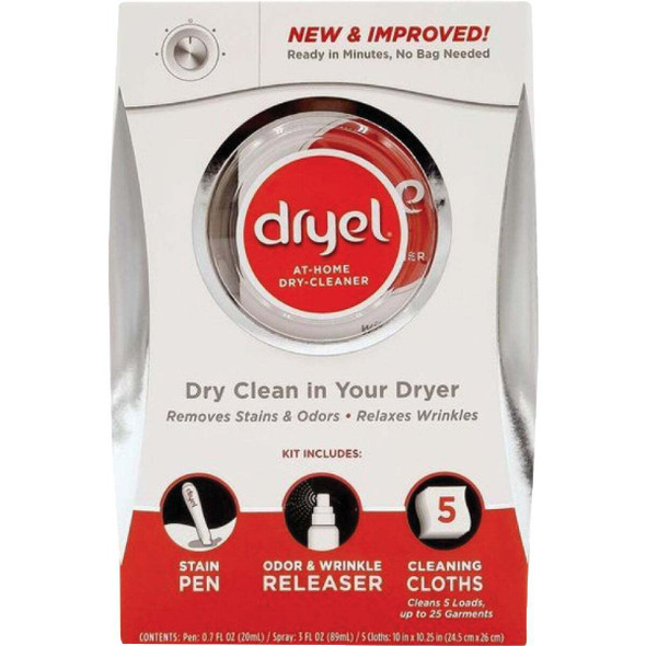 Dryel At-Home Dry Cleaner Kit, 5 Loads 33004