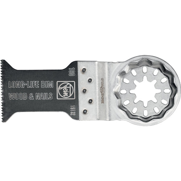 Fein Starlock 1-3/8 In. Bi-Metal Long-Life E-Cut Oscilating Blade 63502160260