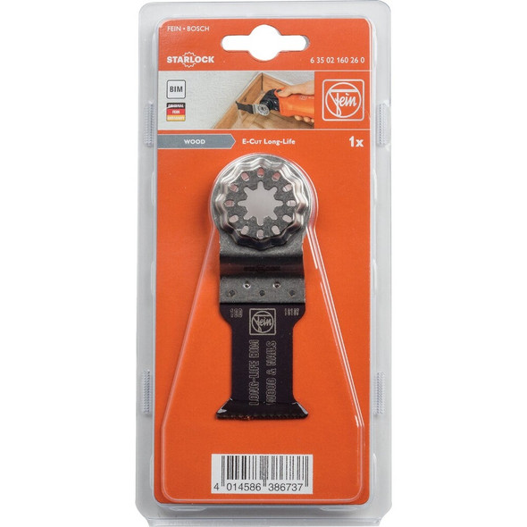 Fein Starlock 1-3-8 In. Bi-Metal Long-Life E-Cut Oscilating Blade 63502160260 301584