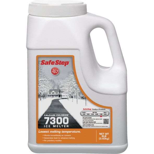 Safe Step 7300 8 Lb. Calcium Chloride Ice Melt Pellets 638961 Safe Step 7300 8 Lb. Calcium Chloride Ice Melt Pellets 638961