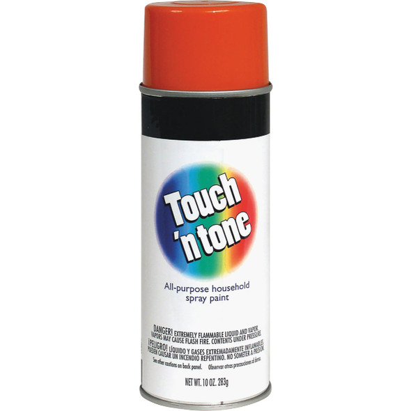 Rust-Oleum Touch 'n tone 10 Oz. Gloss Spray Paint, Orange 55283830 770586
