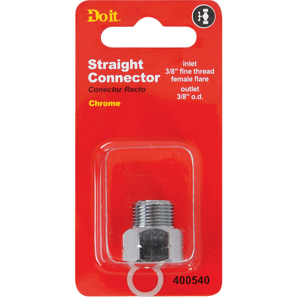 Do it Best 3/8 In. OD x 3/8 In. FL Brass Adapter Do it Best 3/8 In. OD x 3/8 In. FL Brass Adapter