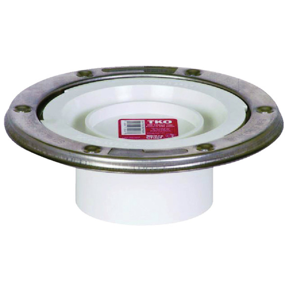 Sioux Chief 3 In. Schedule 40 DWV PVC Closet Flange with Knockout 888PTMPK