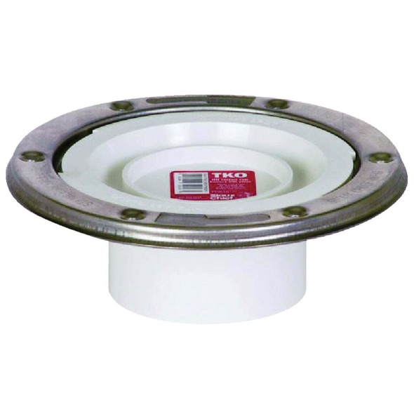 Sioux Chief 3 In. Schedule 40 DWV PVC Closet Flange with Knockout 888PTMPK