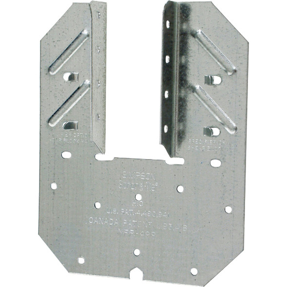 H10A 18-Gauge Galvanized Hurricane Tie H10A Pack of 50