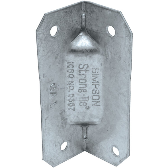 GA 2-3/4 in. 18-Gauge Galvanized Gusset Angle GA1 Pack of 100