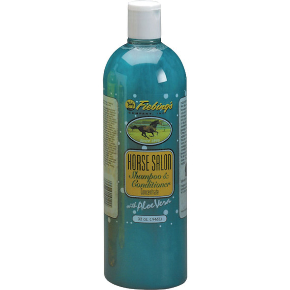 Fiebing's 32 Oz. Squeeze Bottle Horse Salon Shampoo & Conditioner HOSA00P032Z