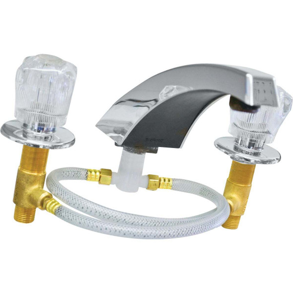 United States Hardware Tiger Chrome 2-Handle Knob Bathtub Faucet P-030N