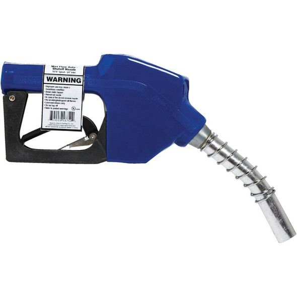 Apache 15-16 In. Spout Auto Shut-Off Farm Fuel Nozzle, Blue 99000239 574317
