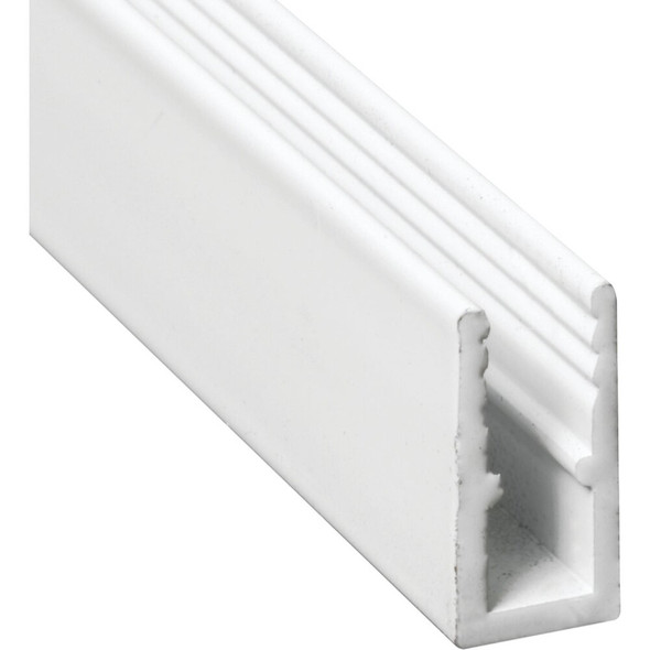 Prime-Line 5-16 In. x 5-8 In. x 94 In. White Extruded Window Frame Pack of 12 PL14166 265377