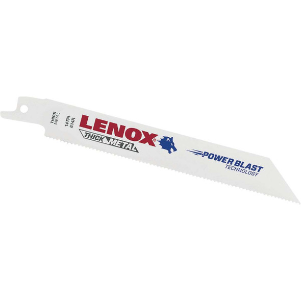 Lenox 6 In. 14 TPI Thick Metal Reciprocating Saw Blade 22756OSB614R Pack of 50