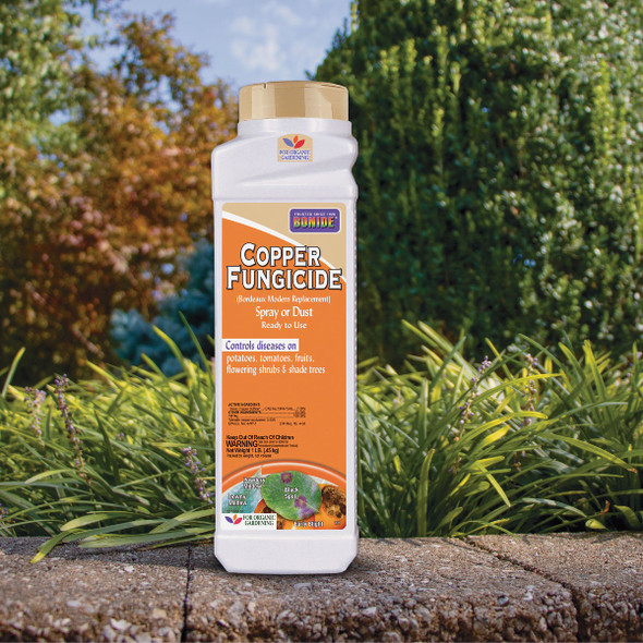 Bonide 1 Lb. Ready To Use Spray or Dust Copper Fungicide Bonide 1 Lb. Ready To Use Spray or Dust Copper Fungicide