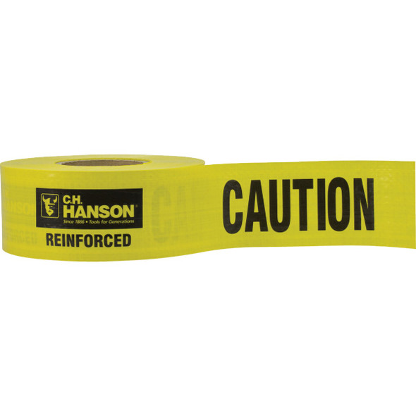 C.H. Hanson 3 In. x 500 Ft. 5 mil Reinforced Caution Tape 16030
