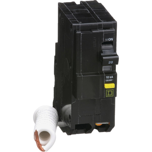 Square D QO 20A Double-Pole GFCI breaker QO220GFICP